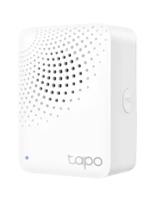 Tapo Smart Hub with Built-in Chime, REQUIRES 2.4GHz Wi-Fi, Reliable Long-Range Connections with Tapo Sensors, Sub-1G Low-Power Wireless protocol, Connect up to 64 smart devices (H100)