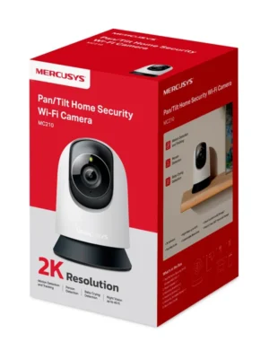 CAM-MC210 Cámara WiFi 2K MERCUSYS 3MP, IA y Nocturna