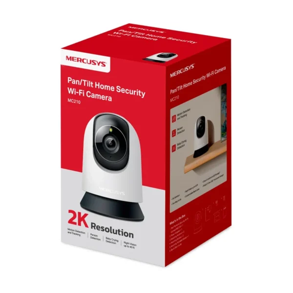 MC210-02 CAM-MC210 Cámara WiFi 2K MERCUSYS 3MP, IA y Nocturna