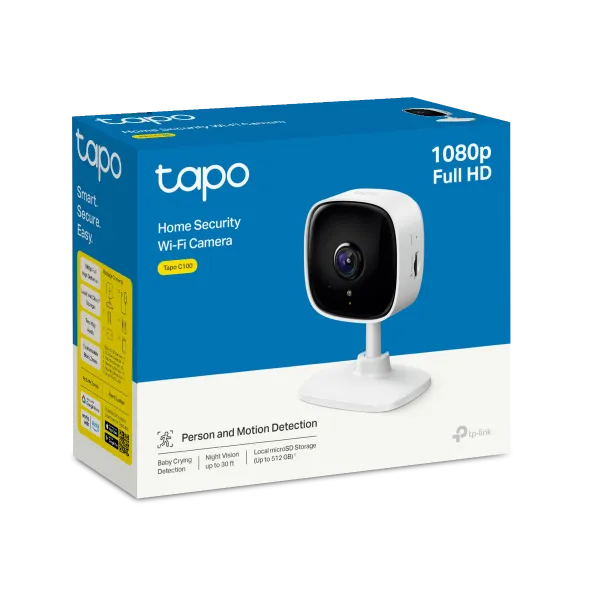 Tapo_C100(EU)_4.20-175x145x64mm-7022510786_normal_20260113191722q Cámara de Seguridad Tp-Link Tapo P8889 | C100 1080P Color Blanco